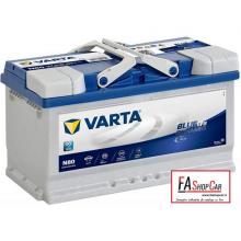 Batteria Auto VARTA Blue Dynamic EFB - N80 -  12V 80Ah 800A(en) - - 580500080